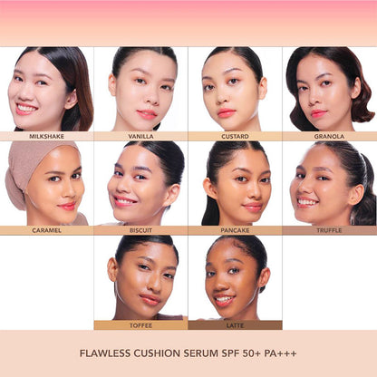 ESQA Flawless Cushion Serum SPF 50+ PA+++ Milkshake 15gr