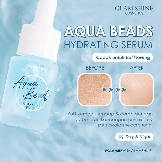 Glam Shine Aqua Beads Hydrating Serum 12ml