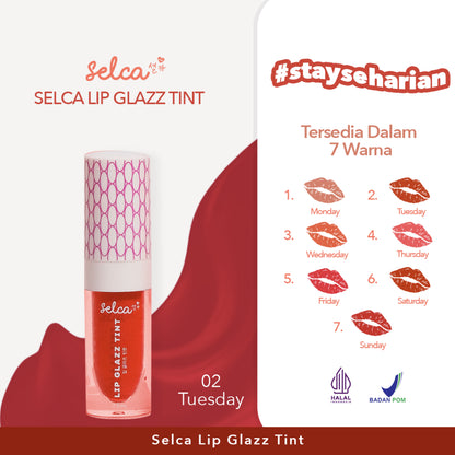 SELCA Lip Glazz Tint Day Series - Tuesday | 2.5ml