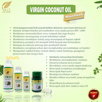 SR12 VCO Oil Minyak Kelapa Murni | 100ml