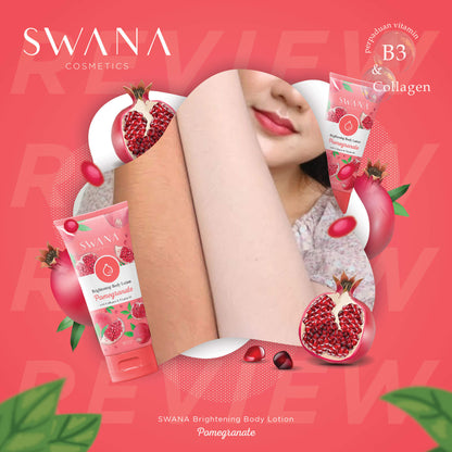 Hanasui Swana Brightening Body Lotion - Pomegranate With Collagen | 100 ml