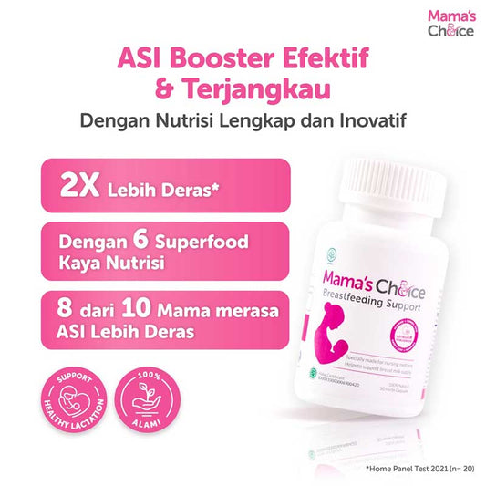 Mama's Choice ASI Booster-Breastfeeding Support (30 Kapsul) 200g