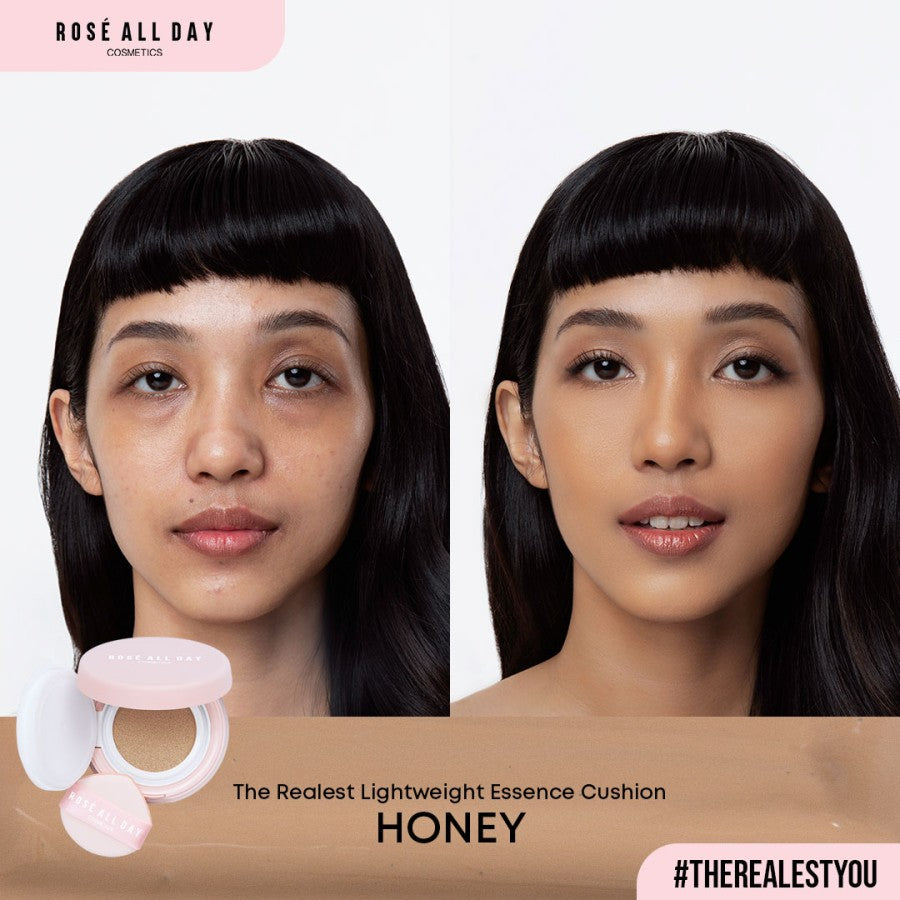 ROSE ALL DAY The Realest Lightweight Essence Cushion - Honey