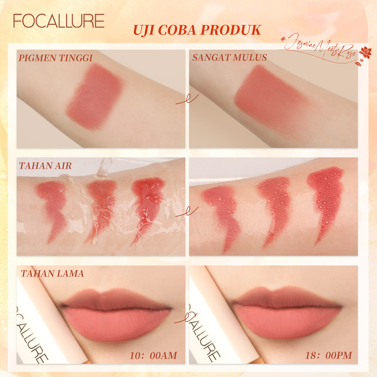 Focallure Pure Matte Lipstick FA203 - 001