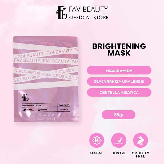 FAV Beauty Brightening Face Mask Niacinamide | 25 g