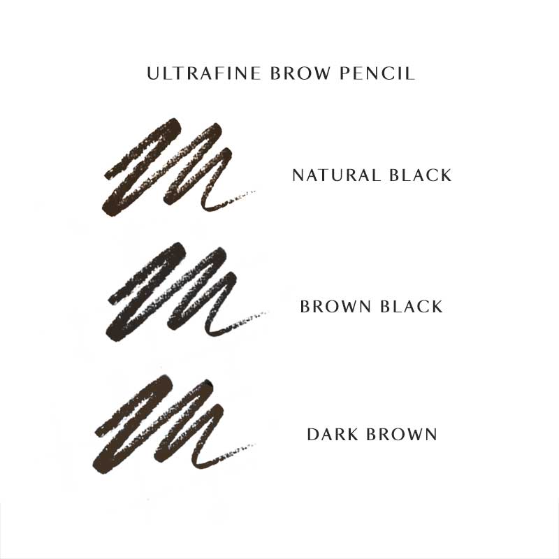 KIVA Ultrafine Brow Pencil - Natural Black | 0.3gr