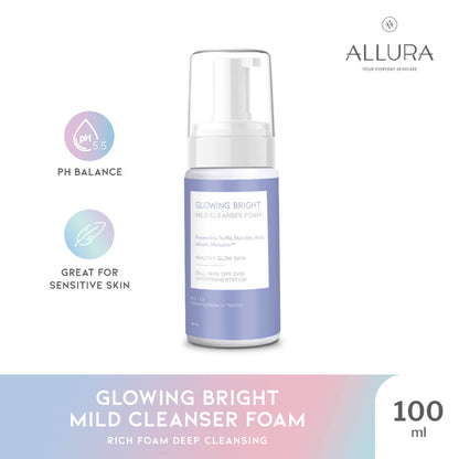 Allura Glowing Bright Mild Cleanser Foam | 100 g