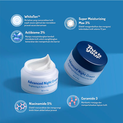 This is Your - Advanced Night Cream - Brightening & Retains Moisture For 72h 15gr