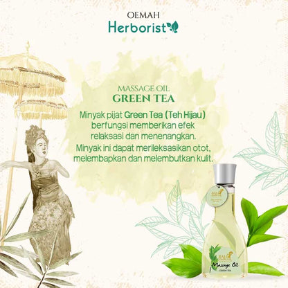 Bali Dancer Massage Oil Green Tea | 150ml