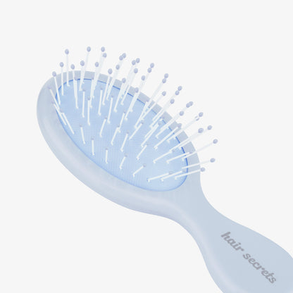 Hair Secrets Mini Pillow Cushion Hair Brush Blue