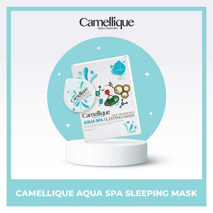 Camellique Masker Aqua Spa Hyaluronic Acid Sleeping Mask Korea 1 Box | 300gr