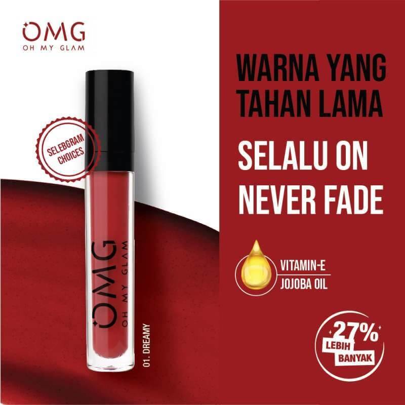 OMG Oh My Glam Matte Kiss Lip Cream - 01 Dreamy | 3.5 g