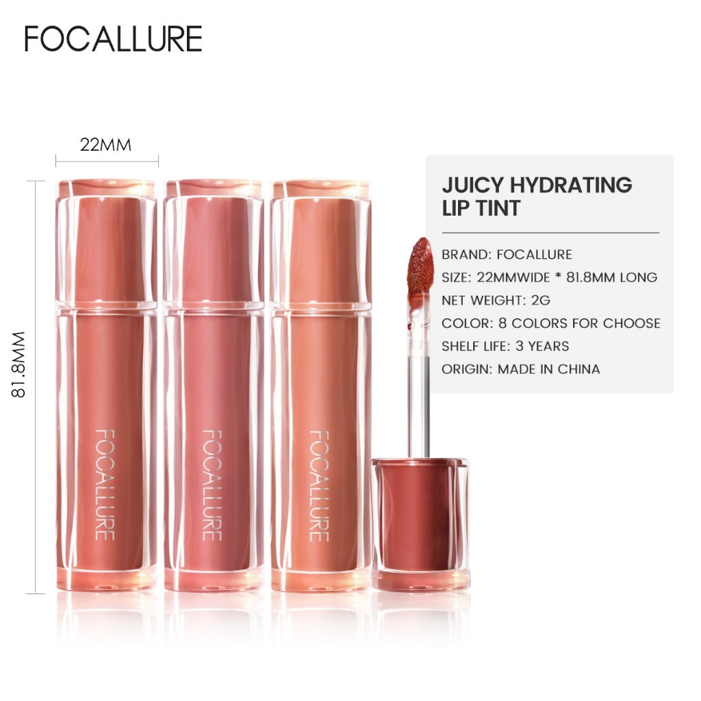 FOCALLURE JUICY HYDRATING LIP TINT PP02