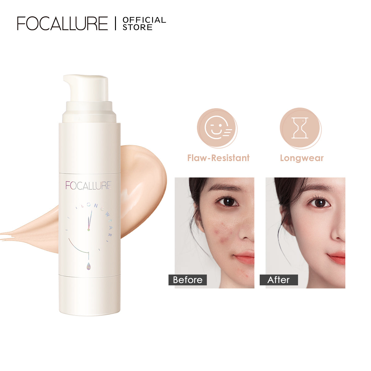 Focallure Flawless Longwear Foundation FA256 #201