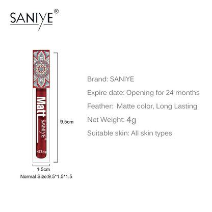 SANIYE Non-stick Lip matte Gloss L1181 12#