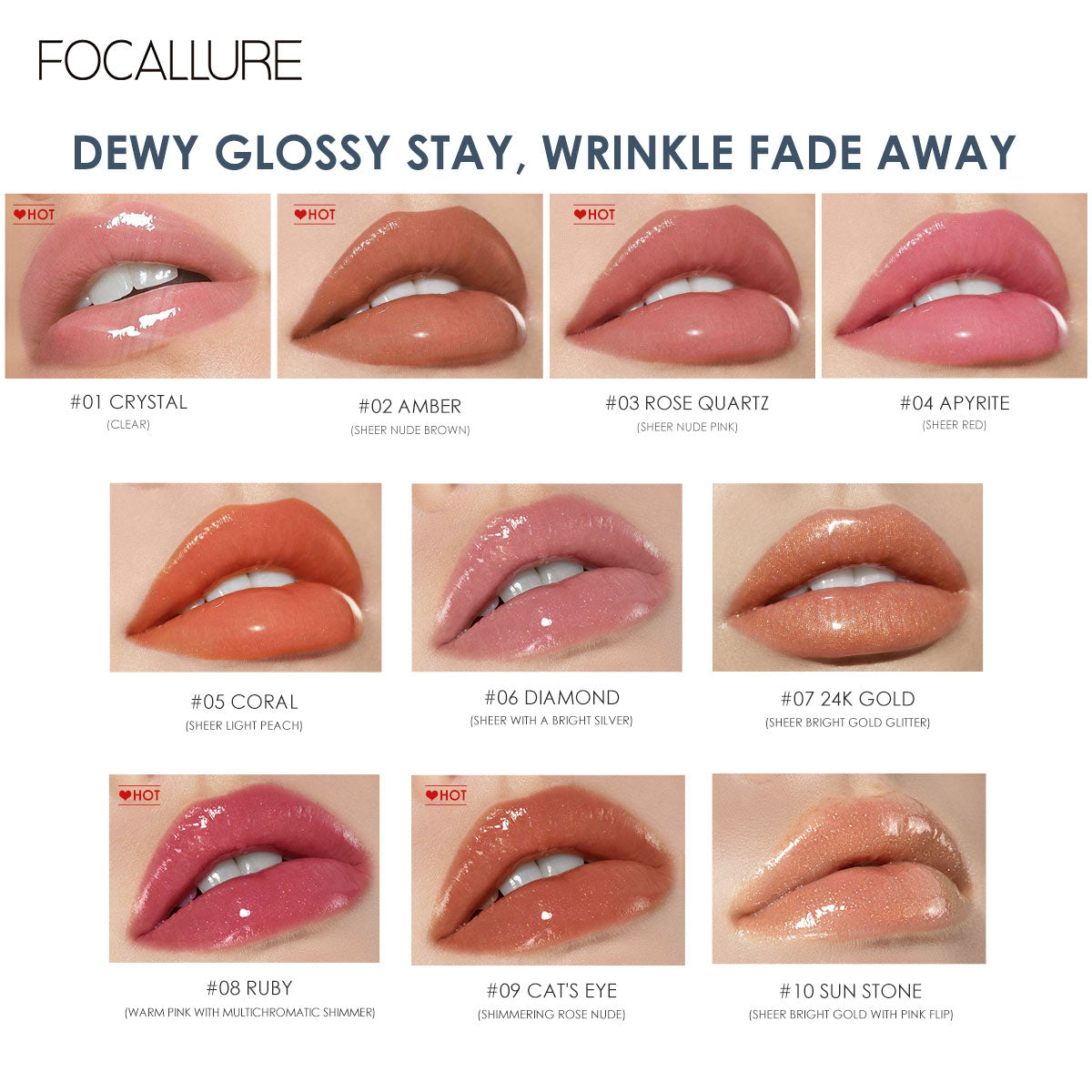 Focallure Plump High Shine Lip Glow FA153 #06