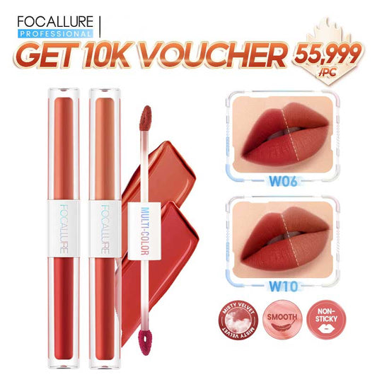 FOCALLURE MULTICOLOR 2-IN-1 LIPSTICK & LIP GLOSS FA327 W03#