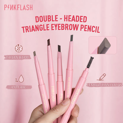 Pinkflash Waterproof Auto Eyebrow Pencil PF-E09 - #03 Gray Brown