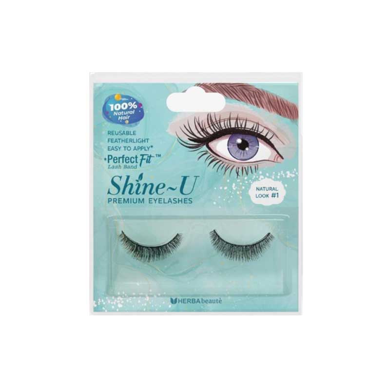 Shine-U Premium Eyelashes â Natural Look 1 #NL1