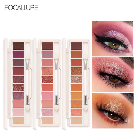 Focallure 10 Color Eyeshadow Palette FA158 #03