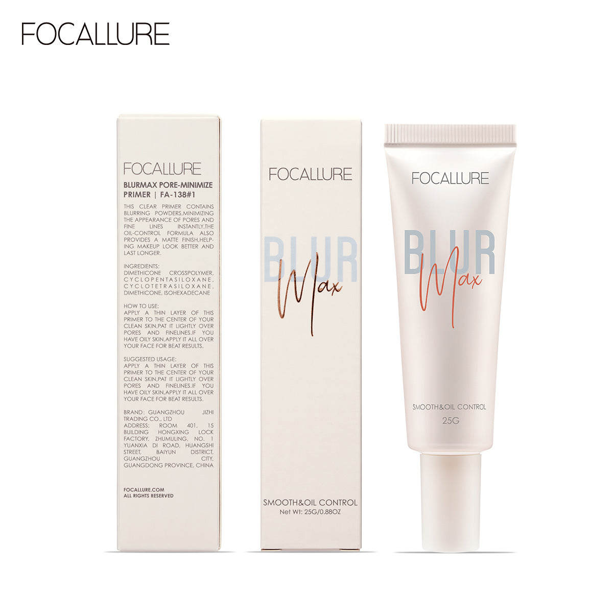 Focallure Blurmax Pore - Minimize Primer FA138 - 01