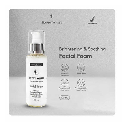 Happy White Brightening & Soothing Facial Foam 100 ml