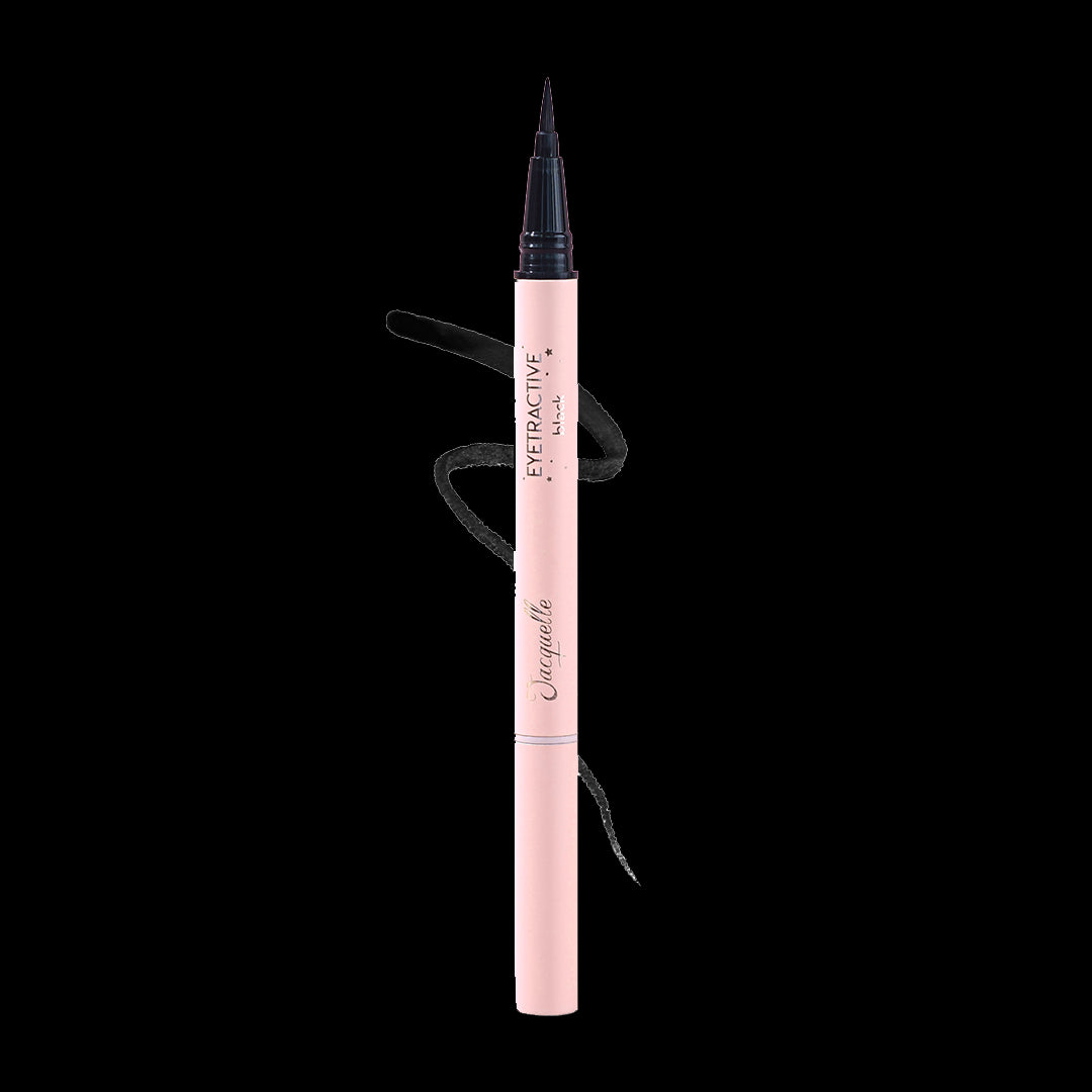 Jacquelle Eyetractive (Double-Tip Eyeliner Pen) - Eyeliner Pencil & Eyeliner Brush Waterproof