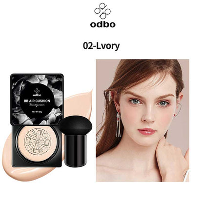 Odbo waterproof BB Air Cushion Foundation 02-Ivory | 20g