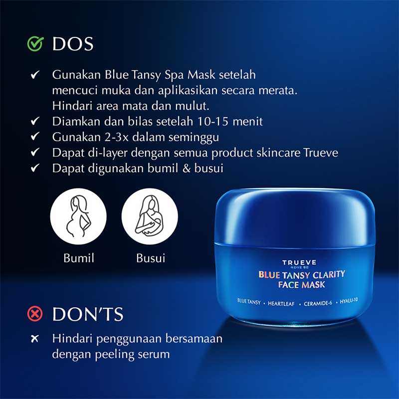 Trueve Blue Tansy Clarity Face Mask | 50 g