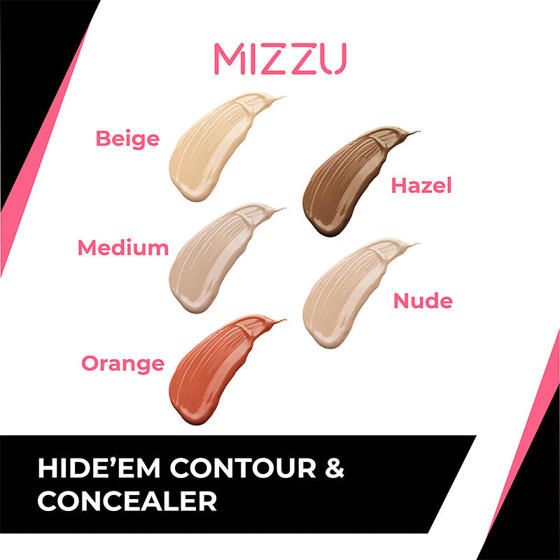 Mizzu Hideâem Contour And Concealer - Medium | 7.5gr