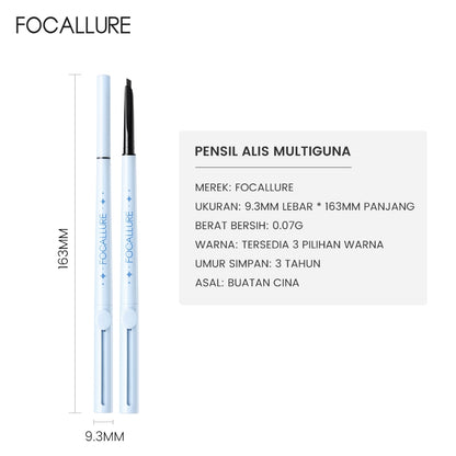 FOCALLURE MULTI-USE EYEBROW PENCIL GB01