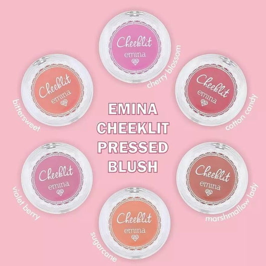 Emina Cheeklit Pressed Blush - Marshmallow Lady | 3.5 gr