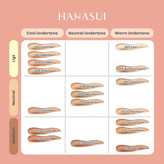 HANASUI Perfect Stay Foundation Fair 001 | 25 gr