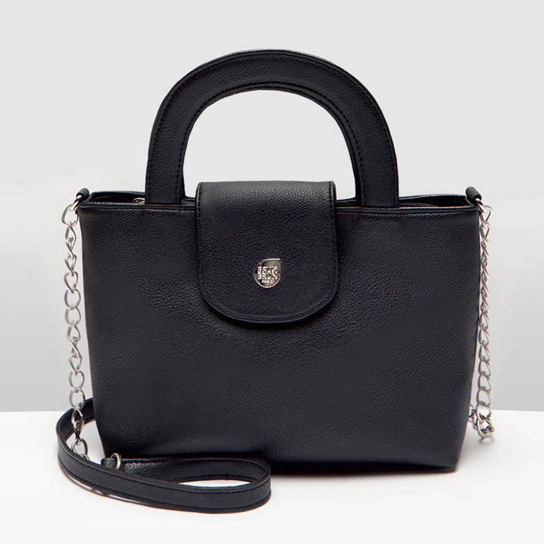 Brunbrun Paris De Plat Sling Black Bag