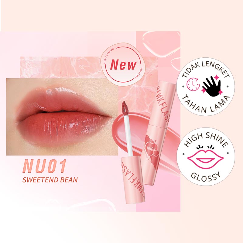 Pinkflash Watery Glam Lipgloss PF-L09 NU01