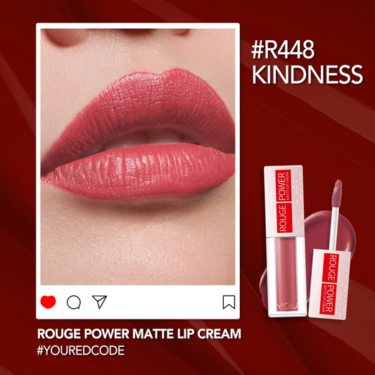 Y.O.U Rouge Power Matte Lip Cream - R448 Kindness