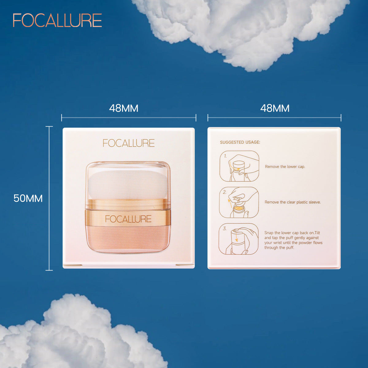 FOCALLURE INSTANT RETOUCH SETTING POWDER FA259-PK01