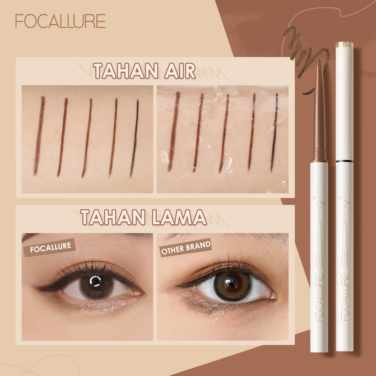 Focallure Perfectly Defined Gel Eyeliner FA243 - F01