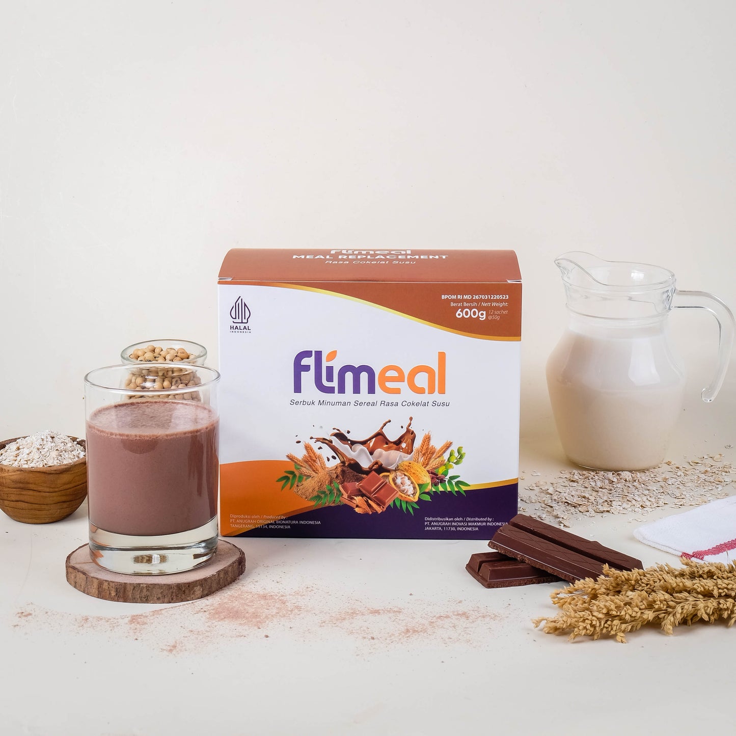 Flimeal 12 pcs - Coklat Susu | 600g