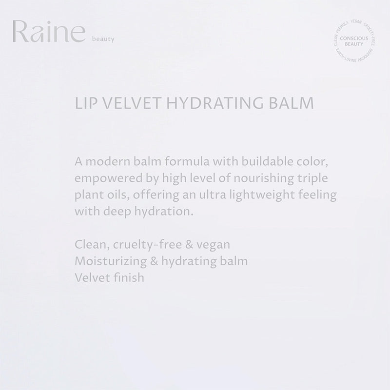 Raine Lip Velvet Hydrating Balm Gentle Light | 4.4gr