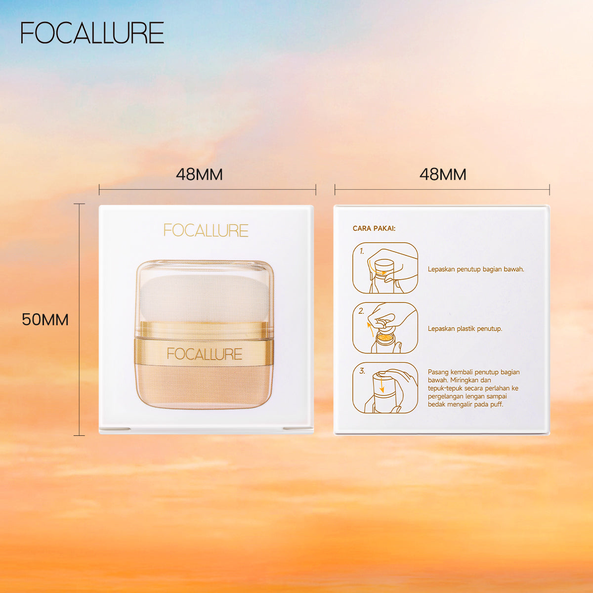 FOCALLURE INSTANT RETOUCH SETTING POWDER FA259-02