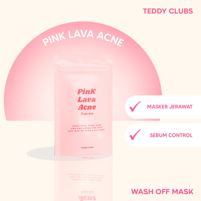 TEDDY CLUBS Mud Mask Pink Lava Acne 30gr