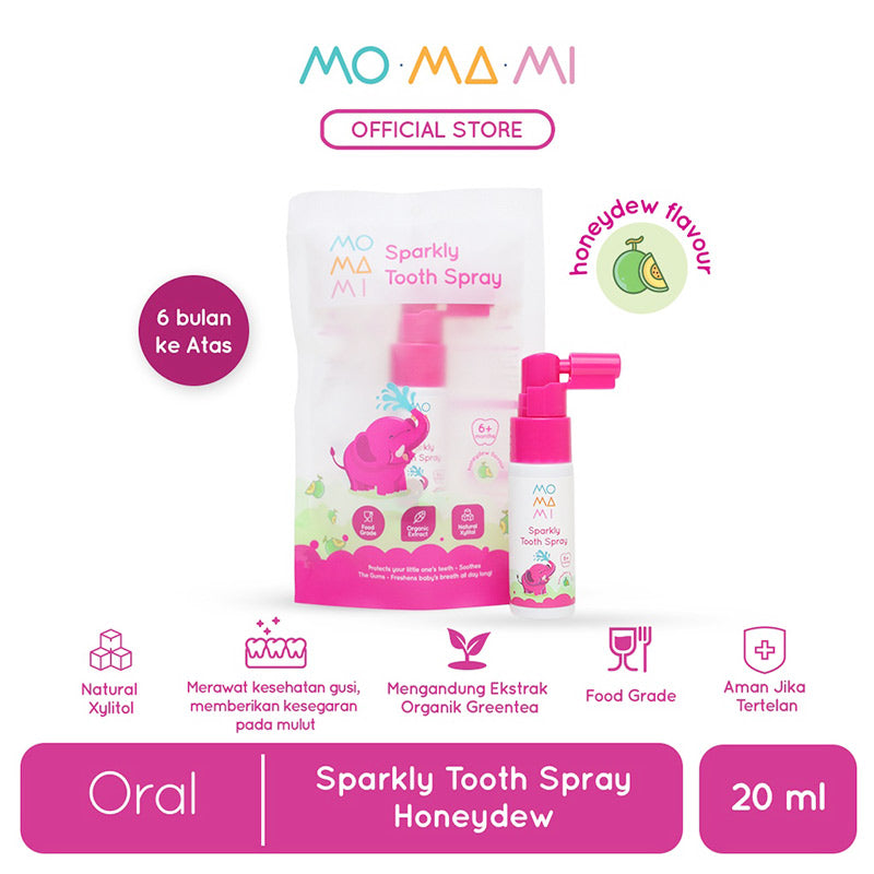 MoMaMi Sparkly Tooth Spray Honeydew 20ml