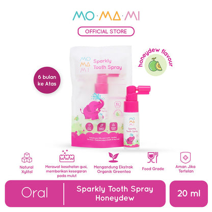 MoMaMi Sparkly Tooth Spray Honeydew 20ml