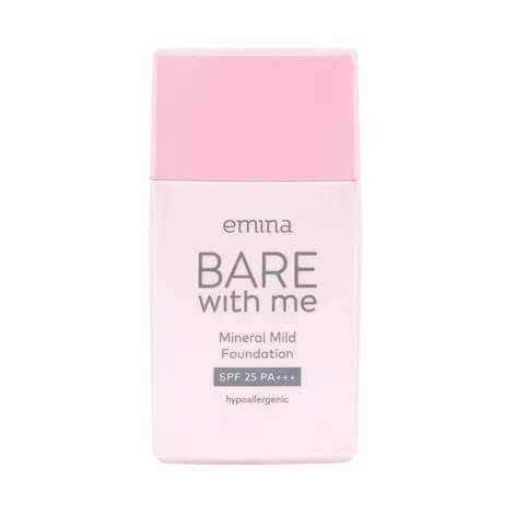 Emina Bare With Me Mineral Mild Foundation - 01 Light | 30 ml