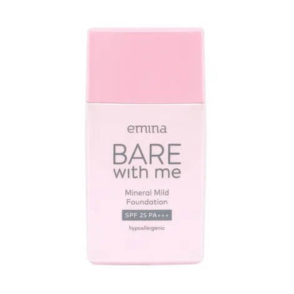 Emina Bare With Me Mineral Mild Foundation - 01 Light | 30 ml