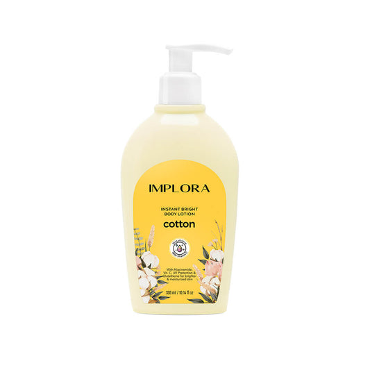 Implora Instant Bright Body Lotion - Cotton | 300 ml