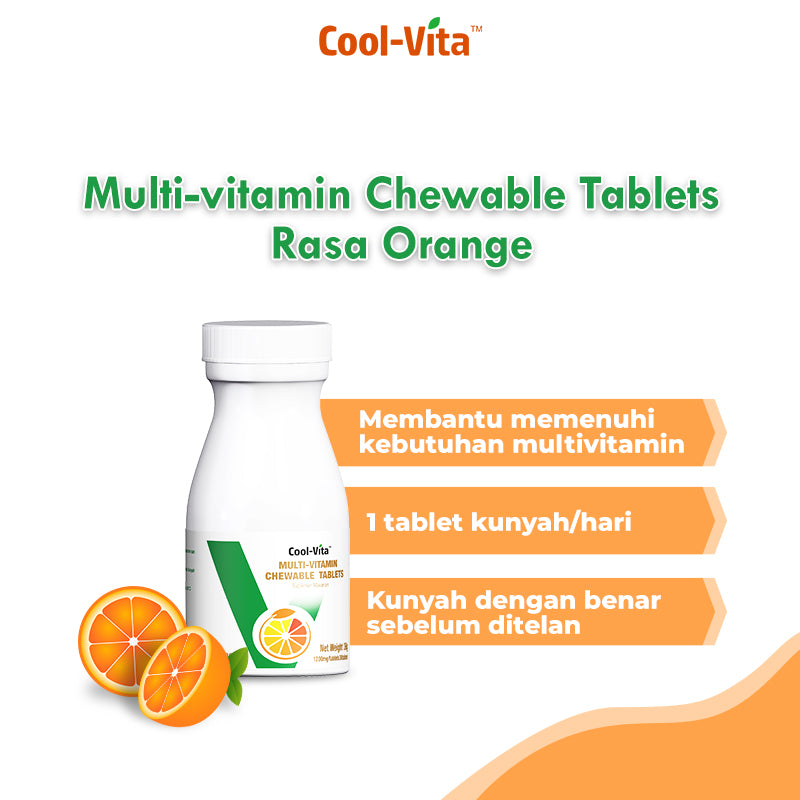 Coolvita Multivitamin Chewable 30 Tablets- 3 box | 3 x 36g