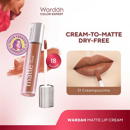 WARDAH Exclusive Matte Lip Cream 08 - Pinkcredible | 4 gr