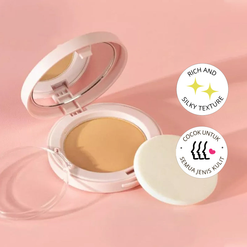 Rose All Day The Realest Lightweight Compact Powder - Light | 9.5 g